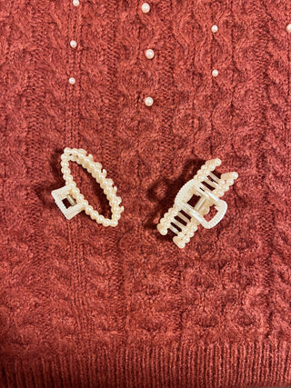 Pearl Hair Claw Clip (in 2 shapes)