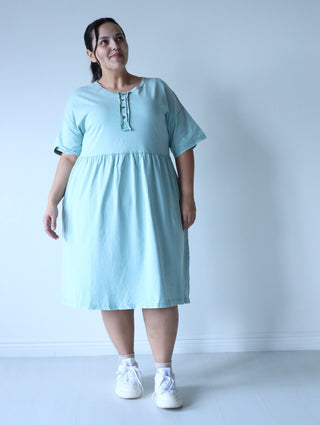 Seafoam Plus Midi Dress