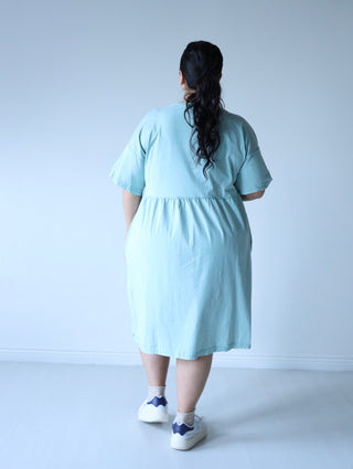 Seafoam Plus Midi Dress