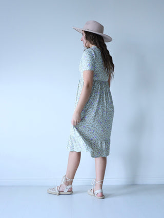 The Everyday Sage Floral Mid Dress